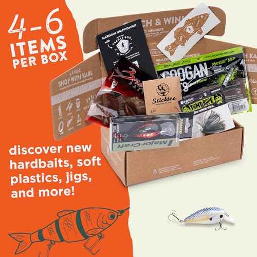 Catch Co Mystery Tackle Box Freshwater Largemouth and Smallmouth Bass Lures Fishing Kit