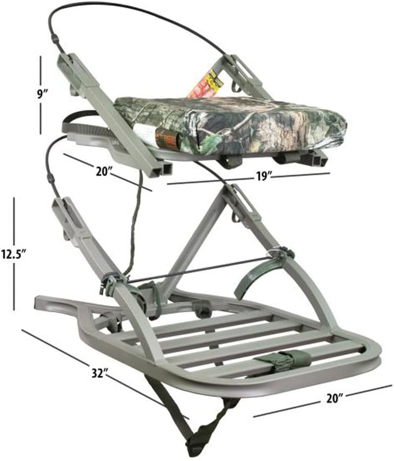 Summit Treestands OpenShot SD Climbing Treestand - Lightweight, Mossy Oak Camouflage