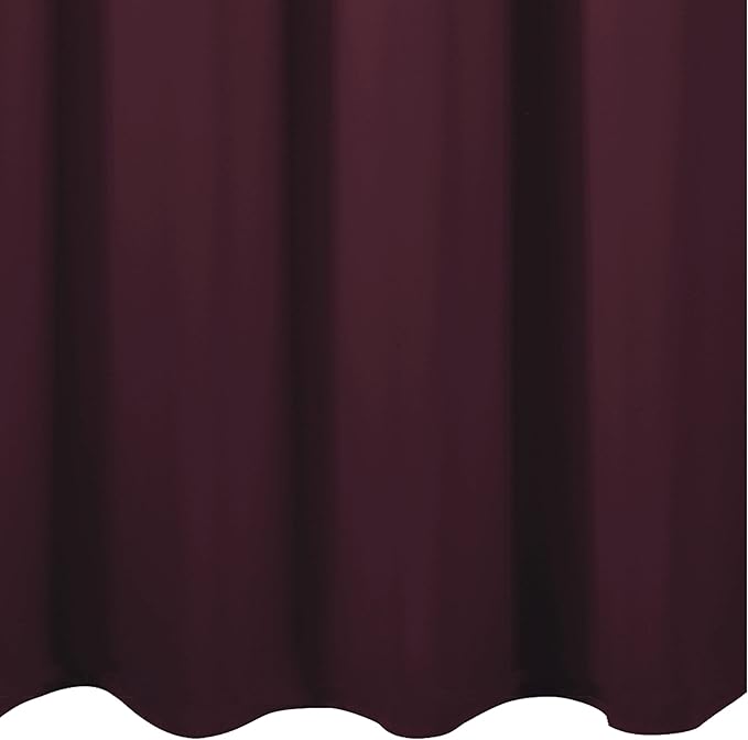 LEMOMO Burgundy Red Thermal Blackout Curtains/52 x 72 Inch/Set of 2 Panels Room
