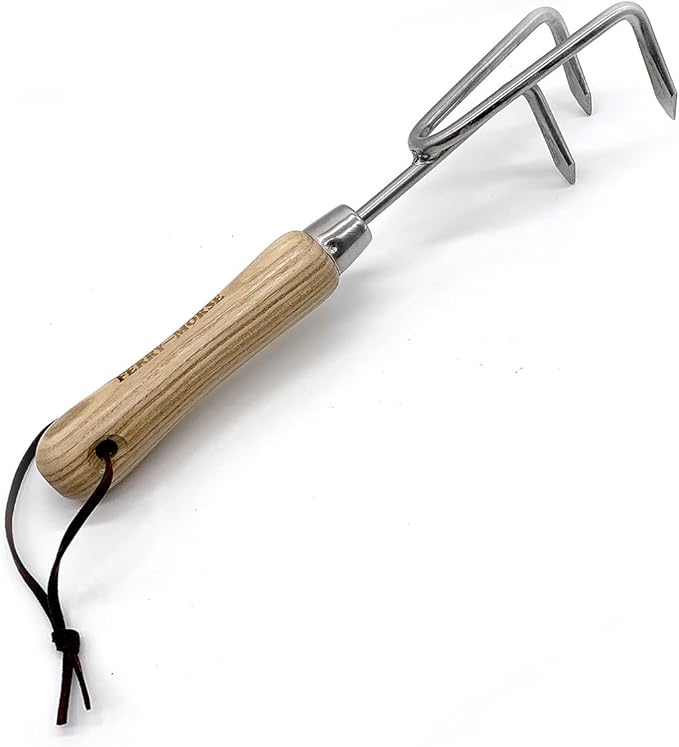 Ferry Morse Hand Cultivator - Premium Garden Tool for Digging, Aerating, Weeding