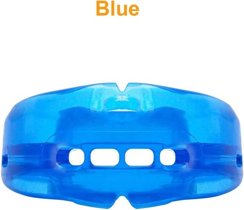 Coolrunner Mouth Guard - Double Braces Athletic Protection for Youth & Adults | Blue & Transparent