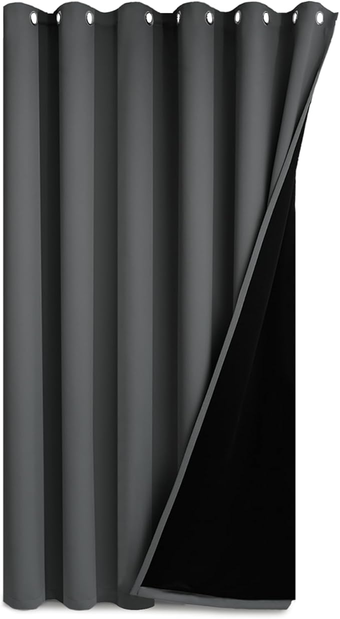 Yakamok Extra Wide Blackout Full Shading Curtains