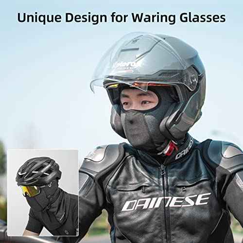 ROCKBROS Summer Balaclava Face Mask Cooling Neck Gaiter Breathable Face Covering Motorcycle Cycling for Men Women
