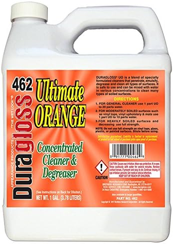 Duragloss 462 Ultimate Orange Concentrated Cleaner and Degreaser, 1 gallon, 1 Pack
