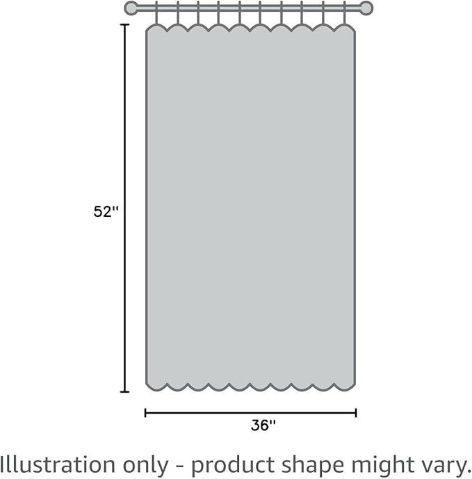ChrisDowa Small Window Curtains