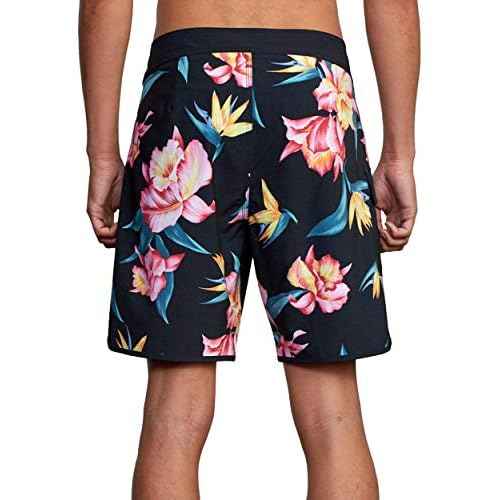 RVCA Men's Standard 4-Way Stretch Fixed Waist 18 Inch Boardshort