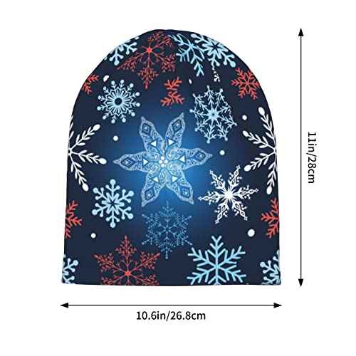 Merry Christmas Beanie Chemo Hat Cancer Headwear Knitted Hats Baggy Slouchy Scarf Cap for Adults Women Men