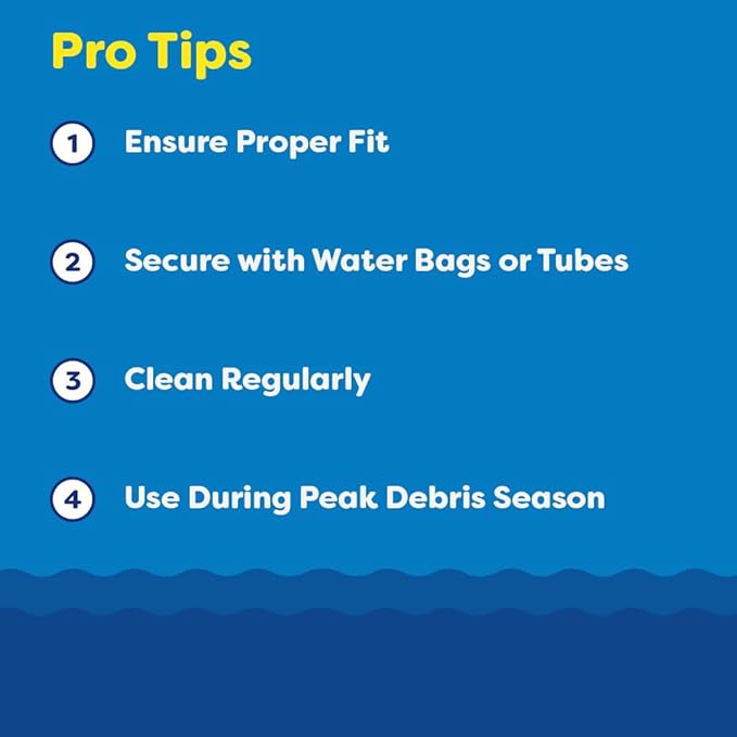 In The Swim 15' Round Leaf Net Cover for Above Ground Swimming Pools - Removes Leaves, Sticks, and Small Debris from Your Winter Cover