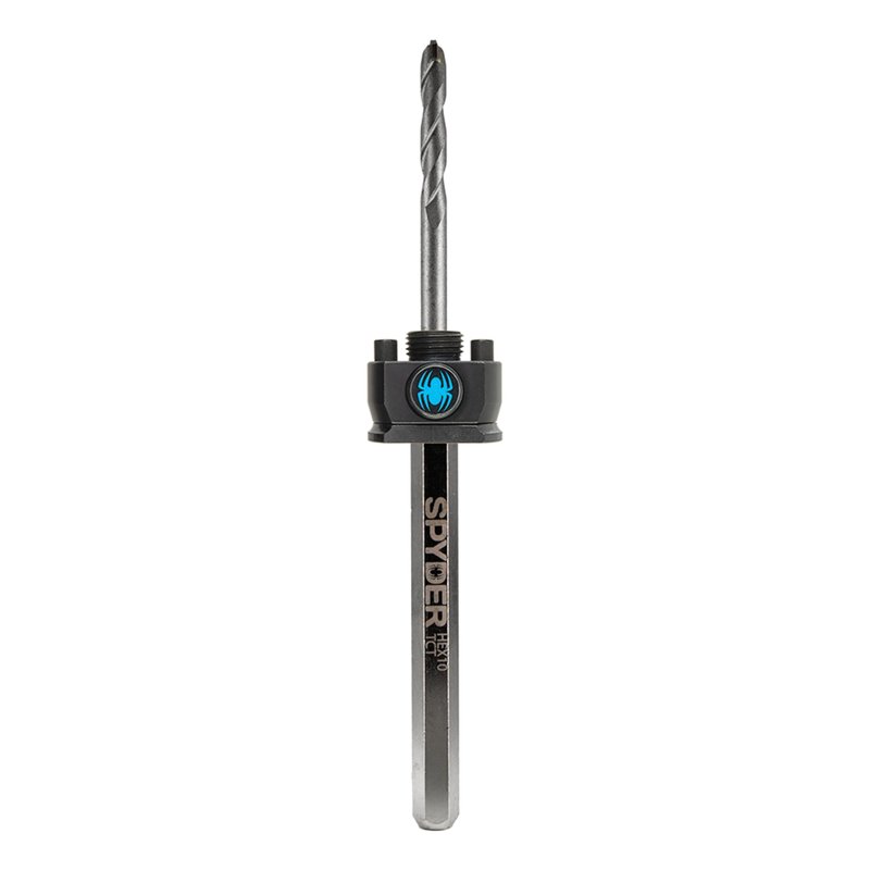 Spyder Hex10 1/2-inch Quick Change Hole Saw Arbor and TCT Pilot Bit Assemby for Cement and Masonry