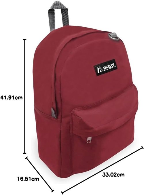 Everest Classic Royal Blue Backpack - One Size, Durable & Stylish Travel Bag