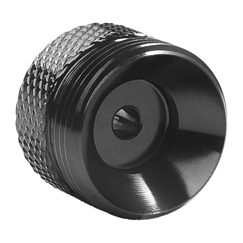 Stainless Steel Fast Cap Adapter for CO2 Quick Changes Compatible with Byrna LE, SD, EP, LE, HD, XL (Black)
