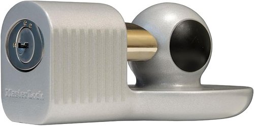Master Lock Trailer Hitch Lock - Weather Resistant Security for 1-7/8", 2", & 2-5/16" Couplers | Includes Keys