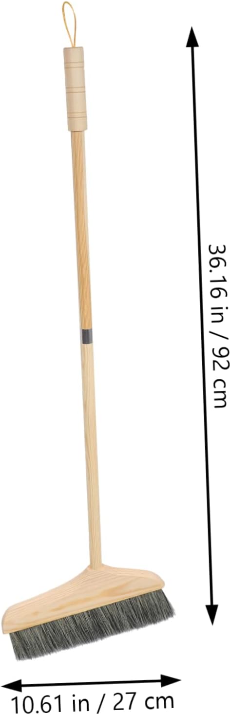 1Set Broom and Dustpan with Long Handle Durable Household Cleaning Tool for Home Office Kitchen Easy to Use Dustpan and Brush for Efficient Garbage Collection