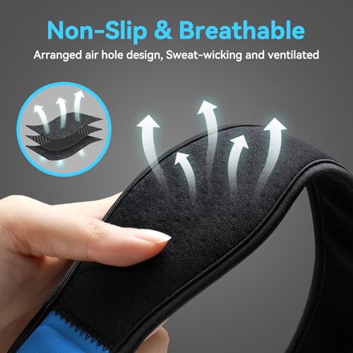 AGPTEK 3D Air Cushion Elbow Brace for Tendonitis and Tennis Elbow Pain Relief, Golfers Elbow Support Strap Counterforce Arm Band Epicondylitis Clasp with Compression Pad for Men & Women, 1 Pack