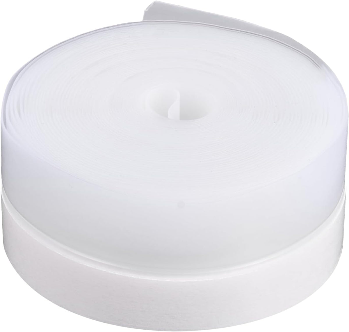 Silicone Seal Weather Stripping Tape 33 Feet Strip Bottom Draft Insulation Stopper Tape Weatherproof Soundproof for Door or Window Bathroom Shower Glass Gaps（35mm*10m
