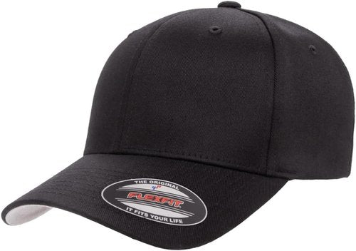 Flexfit Wooly Combed Premium 6-Panel Baseball Cap - Stretch Fitted | Available in Bulk