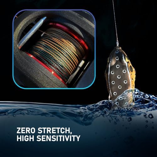 Reaction Tackle Braided Fishing Line - Pro Grade Power for Saltwater & Freshwater Fishing - High Visibility Color