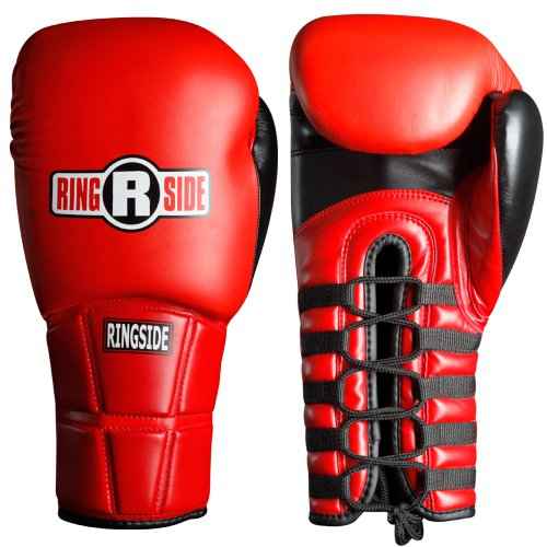 Ringside IMF Tech Super Bag Boxing MMA Training Sparring Gloves Red 10-Ounce