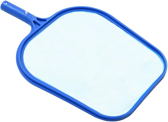 9-Piece Pool Maintenance Kit, White Blue ABS Aluminum, 24.6 ft Hose, Weighted Vacuum for Above Ground Swimming Pools, Outdoor Cleaning Tools