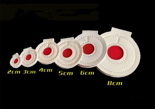 TOASIS Slingshot Practice Targets 12pcs Fabric Discs Target Assorted Sizes