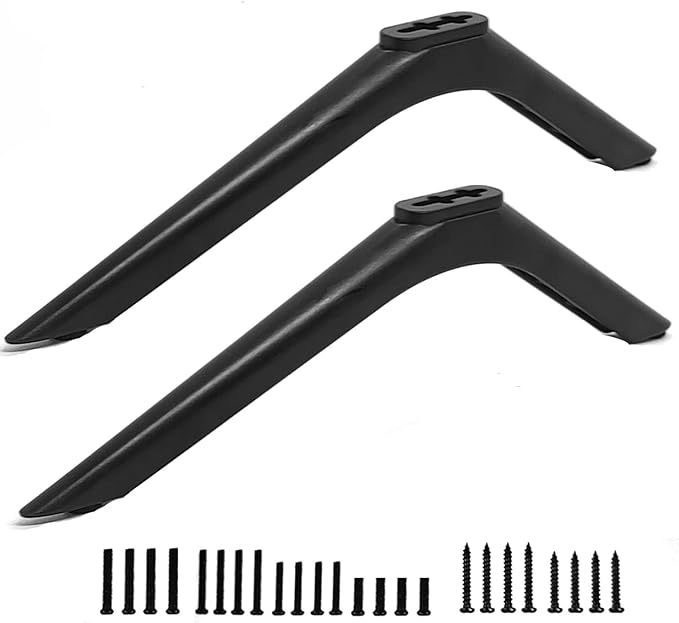 TV Stand Legs for RCA Roku Replacement Feet for Smart TVs 40in 42in 45in 46in 49in 50in 55in 60in 65in TV Legs Compatible with RCA LG TCL TVs