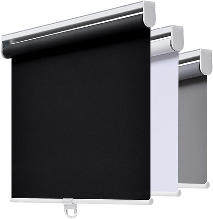 AOSKY Cordless Roller Shades Blackout Blinds