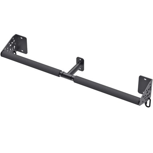 Kipika Heavy Duty Wall Mounted Pull Up Bar, Doorway Pull-Up Bar for Home Gym, Upper Body Strength Training (32" Straight Type & Foam-padded Handles)