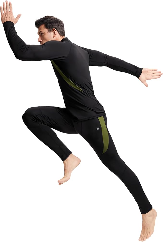 CL convallaria Thermal Underwear Long Johns Set Mens Winter Gift Hunting Gear Sport Base Layer Bottom Top