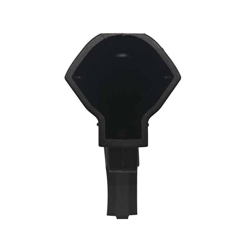 Fixed Stock, Black Plastic, Immovable Lock Design