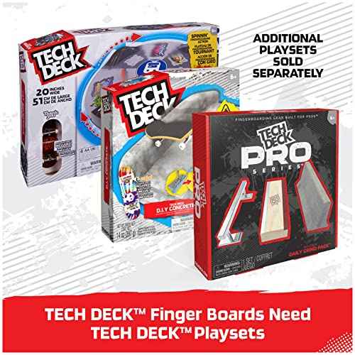Tech Deck, DLX Pro 10-Pack of Collectible Fingerboards, For Skate Lovers, Kids Toy for Ages 6 and up
