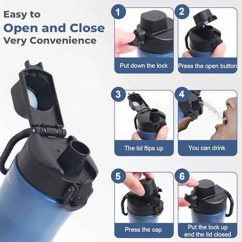 Water Bottle Lid Replacement Fit for Contigo Water Bottles 20oz 24oz and 32oz, Leak-Proof and Dishwasher Save 1Pack