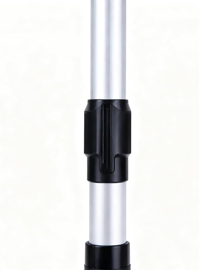 Gutter Cleaning Tool From The Ground, With Extended Reach Capability, 200x2x2cm, Adjustable Length Gutter Cleaner Pole, Rotating Roof Wand, Extendable Telescopic Design, For House Leaves Trash