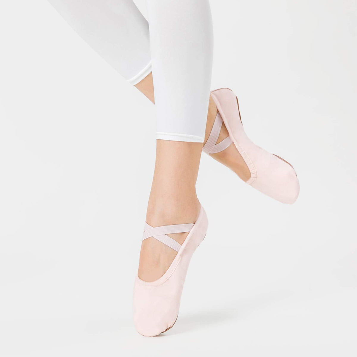 Stelle Canvas Ballet Shoes Toddler Girls Ballet Slippers No-Tie Boys Dance Shoes