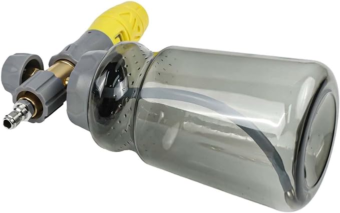 1000ml Handheld Foam Watering Can Sprayer High Pressure Car Wash Spray Bottle Dual Purpose Switch Snow Foam Pressure Washer Cleaning Tool for Cars Motorcycles Roofs Driveways(1set)