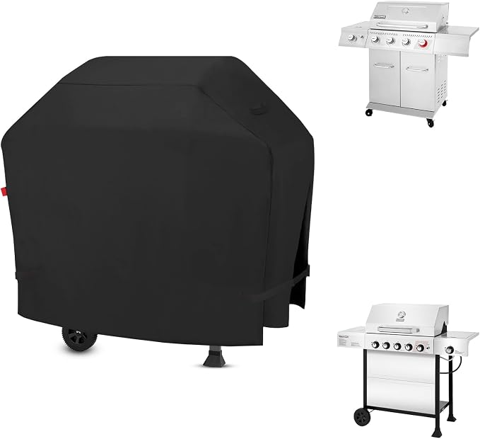 Outdoor Grill Cover for Royal Gourmet GA5401T 5-Burner Propane Gas Grill, 52 Inch Waterproof 600D Grill Cover for GA4402S 4-Burner BBQ Gas Grill, Heavy Duty Gas Grill Covers-52 x 26 x 43 Inches.