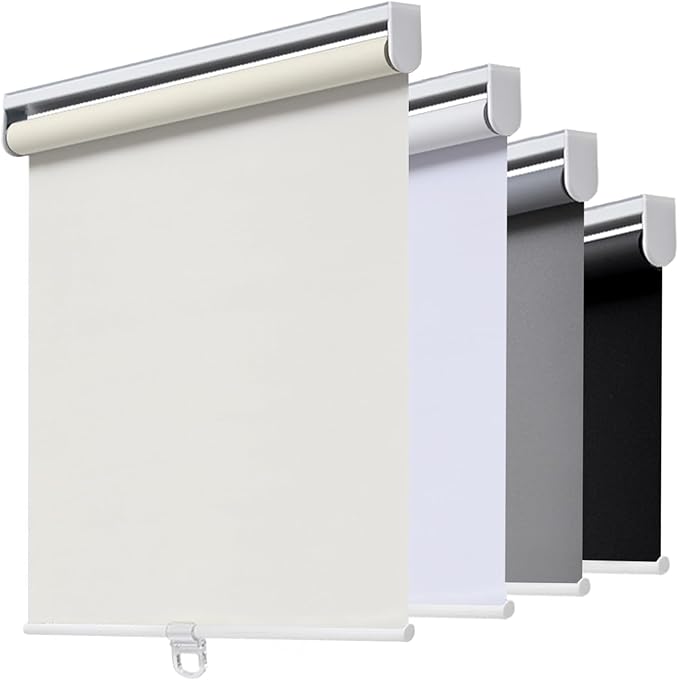 AOSKY Cordless Roller Shades Blackout Blinds