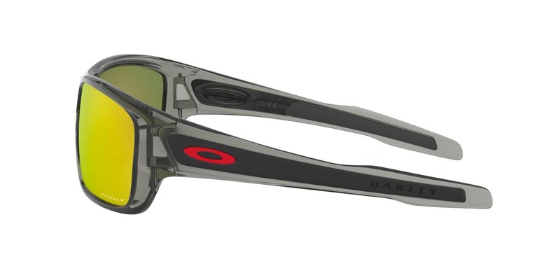 Oakley Sunglasses for Men - OO9263 Turbine Rectangular Polarized Sunglasses PRIZM Lenses - Grey Ink/PRIZM Ruby Polarized - Size 63