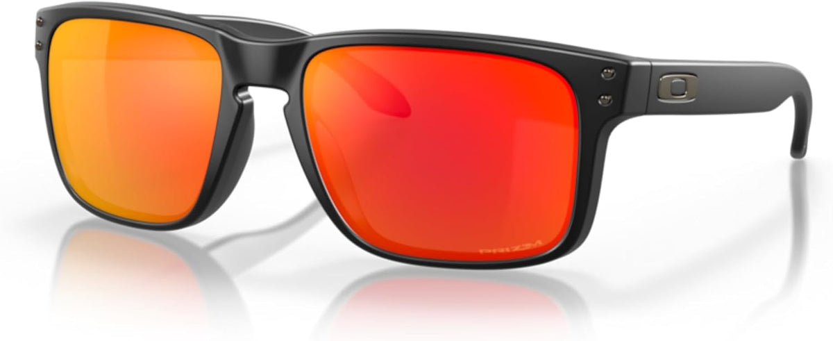 OAKLEY Holbrook OO9102 Square Sunglasses for Men+ Bundle Accessory Leash Kit, Microfiber Pouch