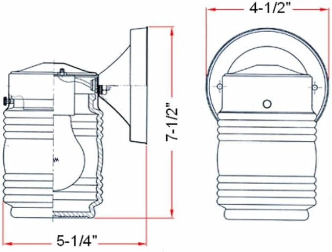 Design House Jelly Jar 1-Light Outdoor Wall Lantern, Wet Rated Exterior Porch