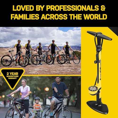 Topeak JoeBlow Bike Pump ? High-Pressure Floor Pump