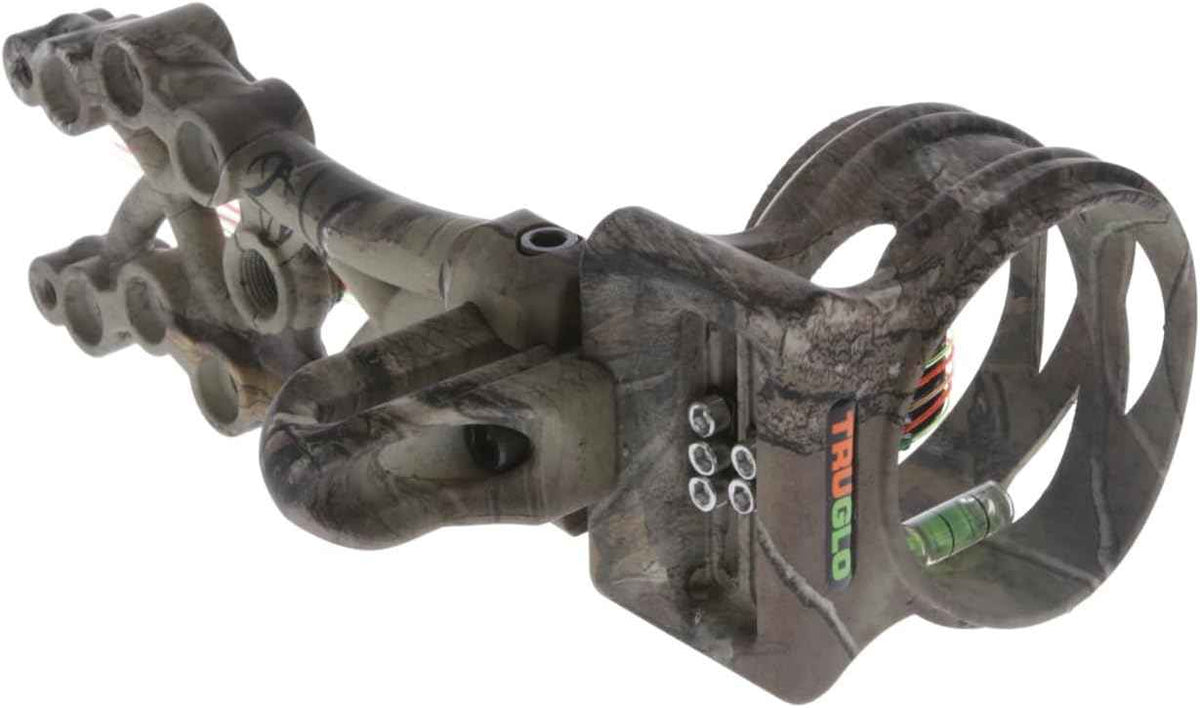 TruGlo Carbon Xtreme 5-Pin Archery Bow Sight - Ultra-Lightweight, Adjustable for Right & Left-Hand Shooters