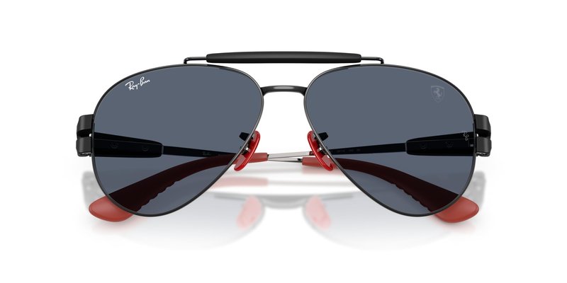 Ray-Ban RB3762M Sunglasses, Black/Dark Grey, 58 mm