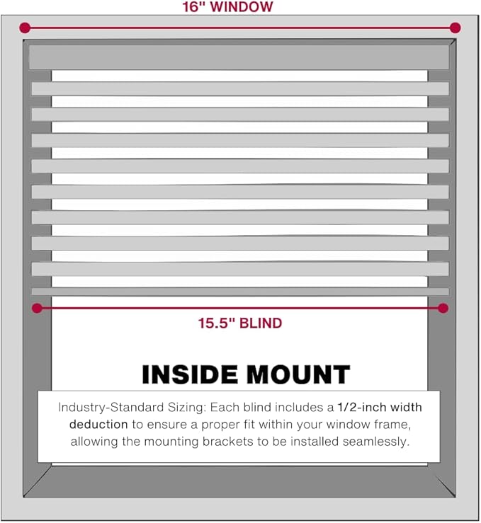 LOTUS & WINDOWARE Cordless Mini Blind, Window Blinds