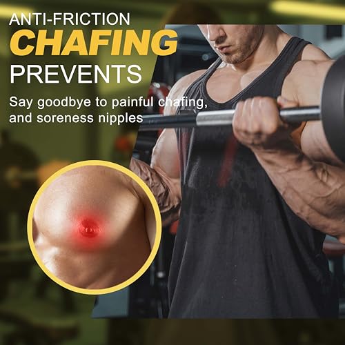Nipple Covers for Men ? 100Pcs / 160Pcs / 208Pcs / 400Pcs ? Anti-Chafing Nipple Guards for Running & Sports