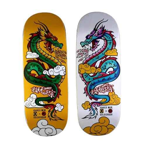 Soldierbar Pro Fingerboard Complete (5-layer Handmade Maple Deck+ ARK i (34.5mm) Truck+Pro Ics Wheels) (Fortune Loong)