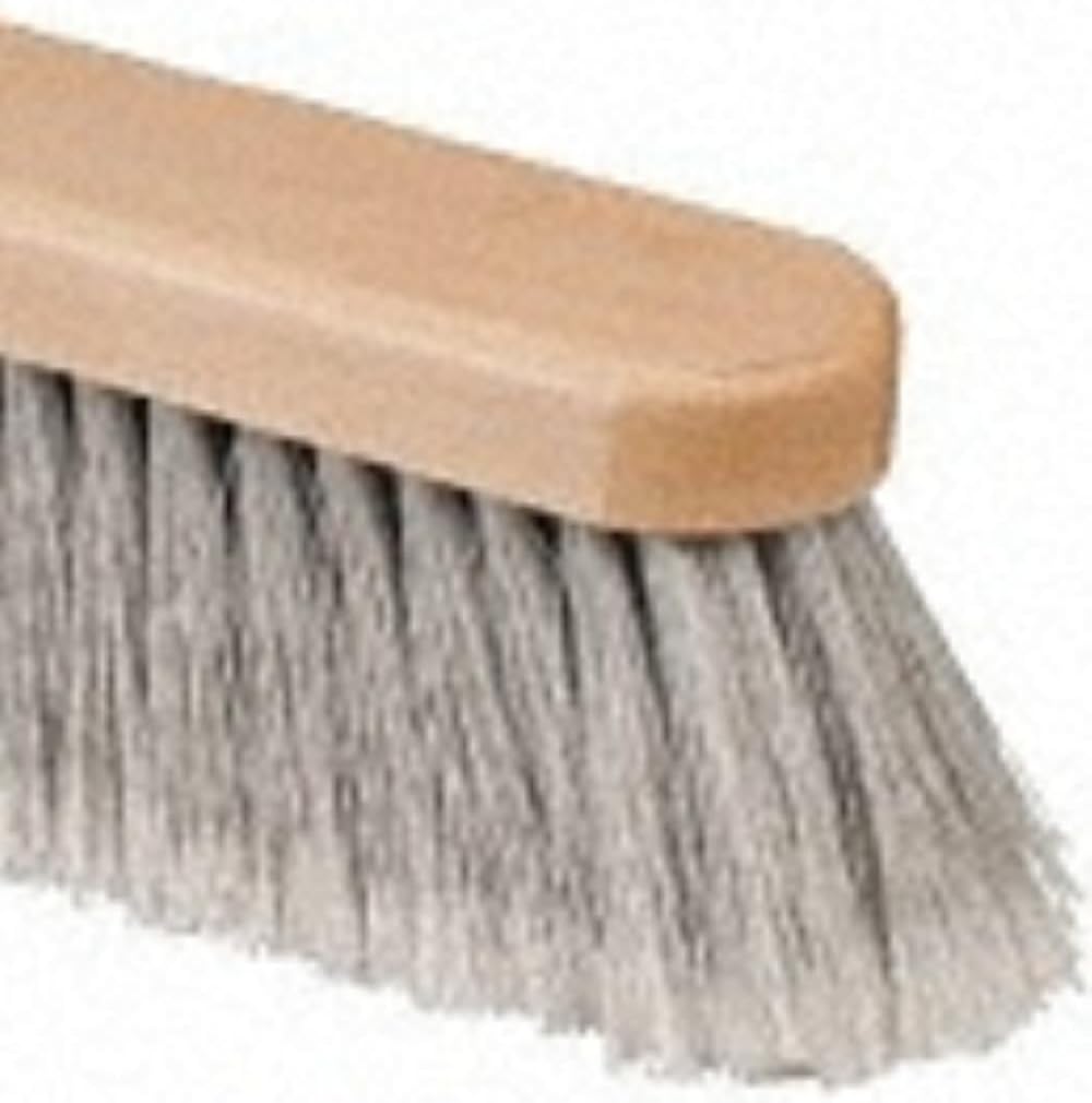 PRO SOURCE Fine-Sweep Push Broom Head with Threaded Wood Block: 24 inch Wide