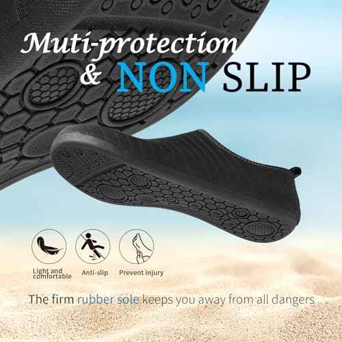Racqua Water Shoes Swim Aqua Socks for Men Women