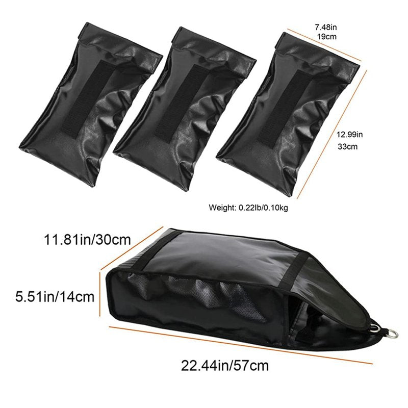 Running Weight Bag Speed Training Sandbag Adjustable Weight Sled Running Training Used for Speed Training for Sprinters with 3 Weight Sandbags
