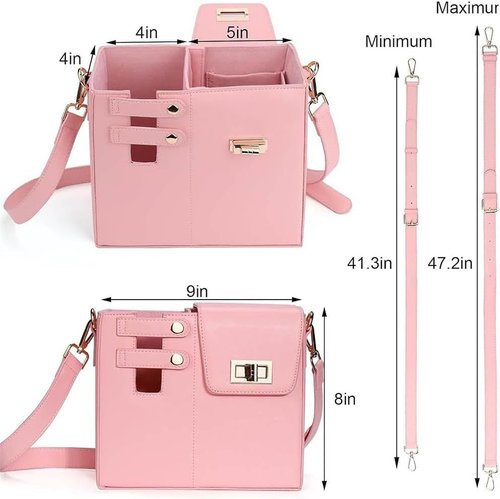 2025 New Stanley Purse Cup Holder Bag Crossbody Water Cup Storage Bag Portable Cups Purses Stanley Cup Purse Holder 40 Oz (Blue)