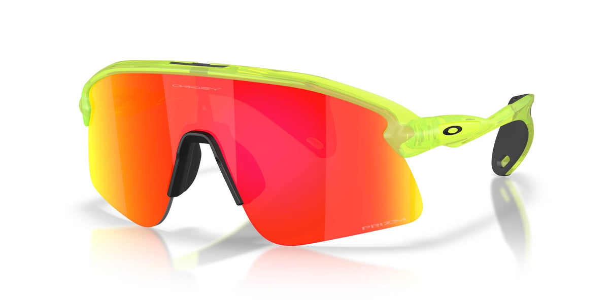 Oakley OO9518 Stunt Devil S Sunglasses, Matte Uranium/Prizm Ruby, 36 mm